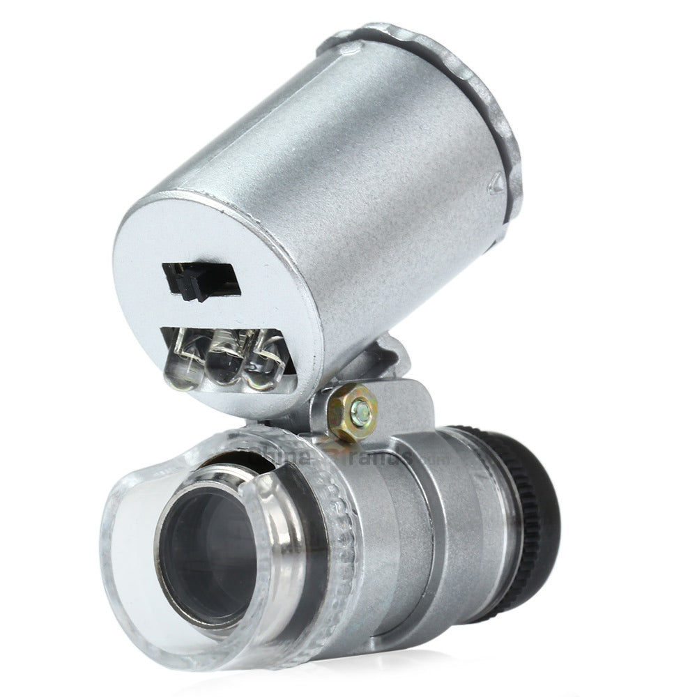Mini Lupa de 60x con Luz LED