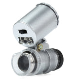 Mini Lupa de 60x con Luz LED