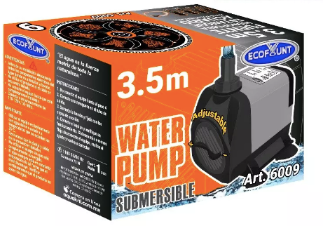 Bomba De Agua Sumergible Acuarios Fuentes 3.50 M