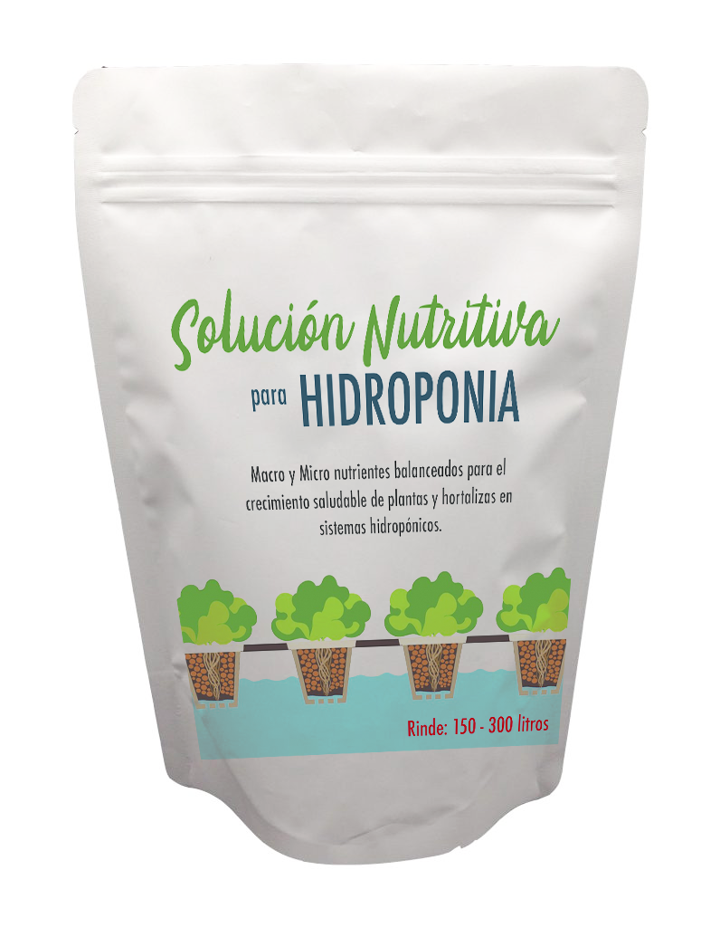 Solución nutritiva para hidroponía 200L para autocultivo