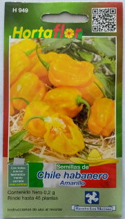 Semillas Chile habanero amarillo