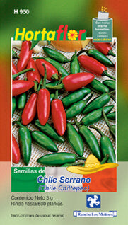Semillas chile serrano