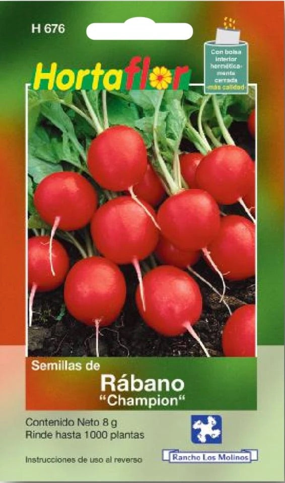 Semillas de Rábano “Champion”