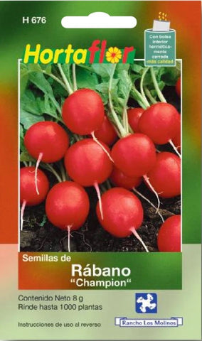 Semillas de Rábano “Champion”