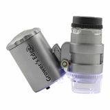 Mini Lupa de 60x con Luz LED