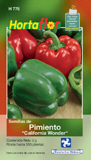 Semillas pimiento "California wonder"